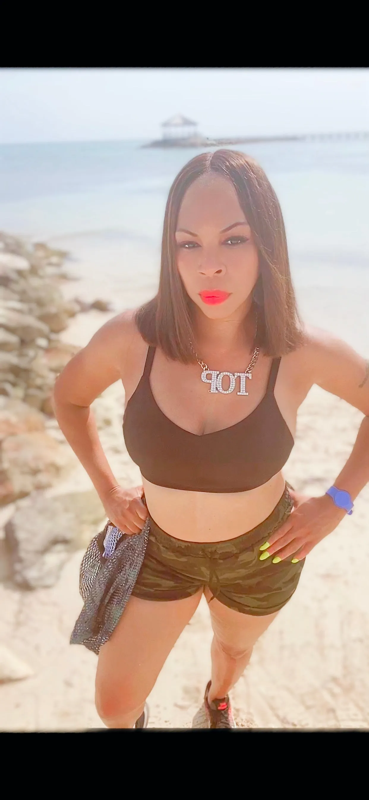 Ready to Explore ‼️Camouflage Shorts with Matching Fish Net Top