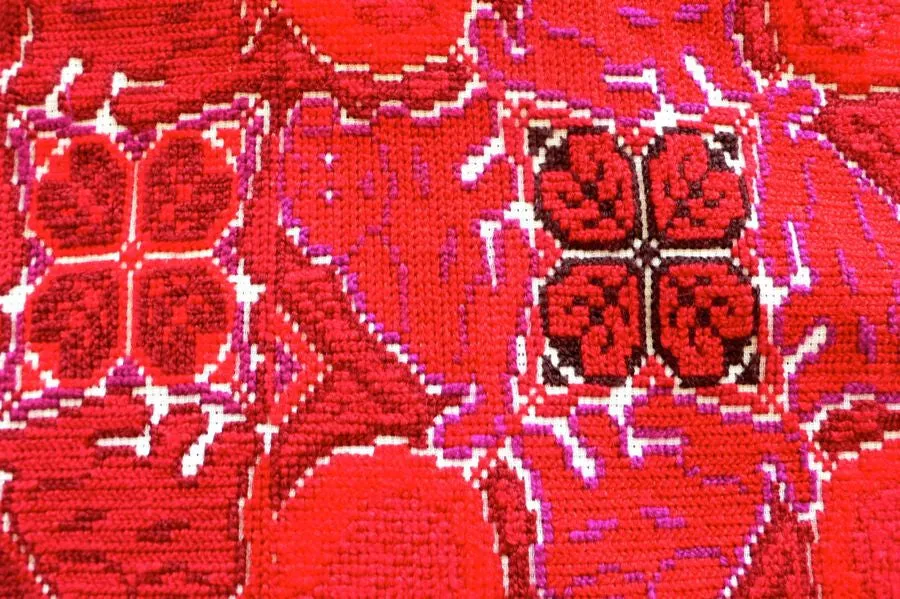 Red/Pink Cross Stitch Dresses