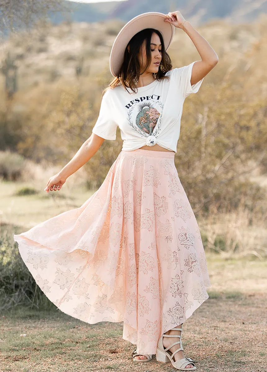 Respect Tee in Gardenia