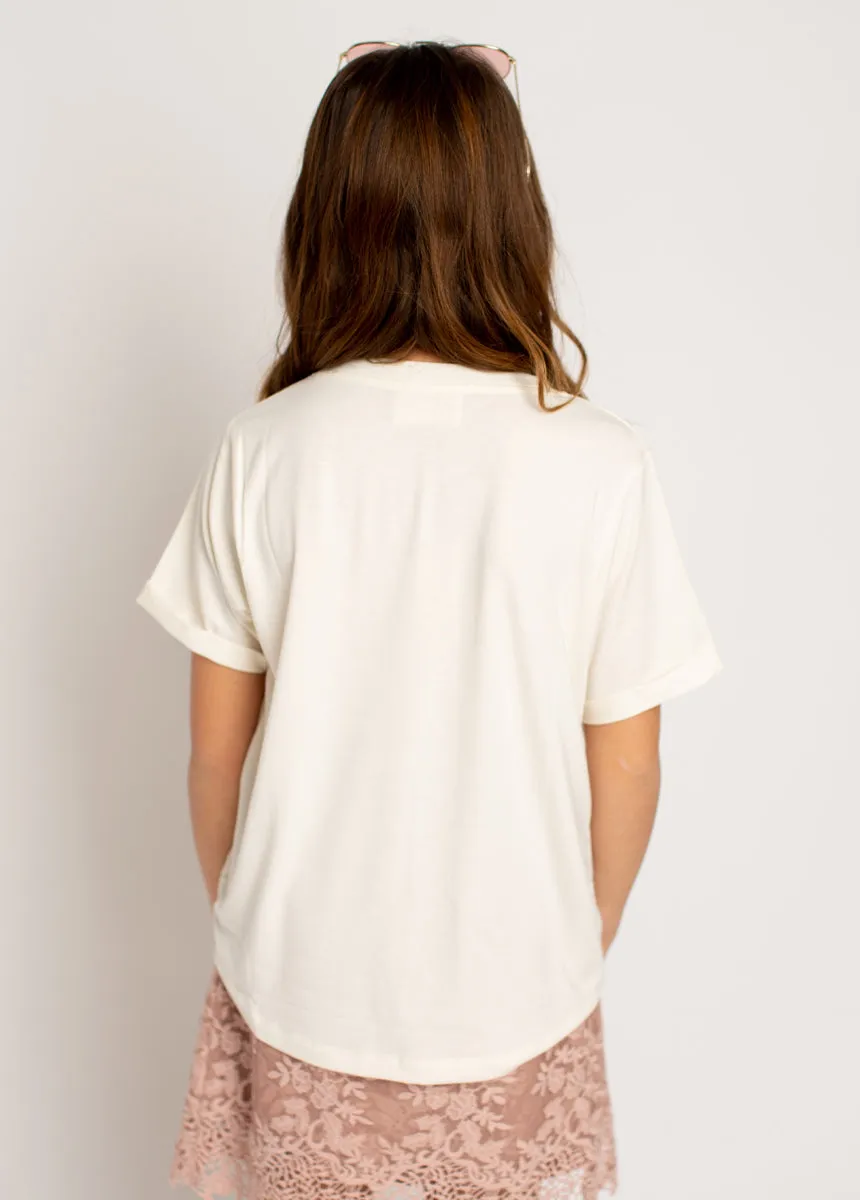 Respect Your Mother Tee in Gardenia