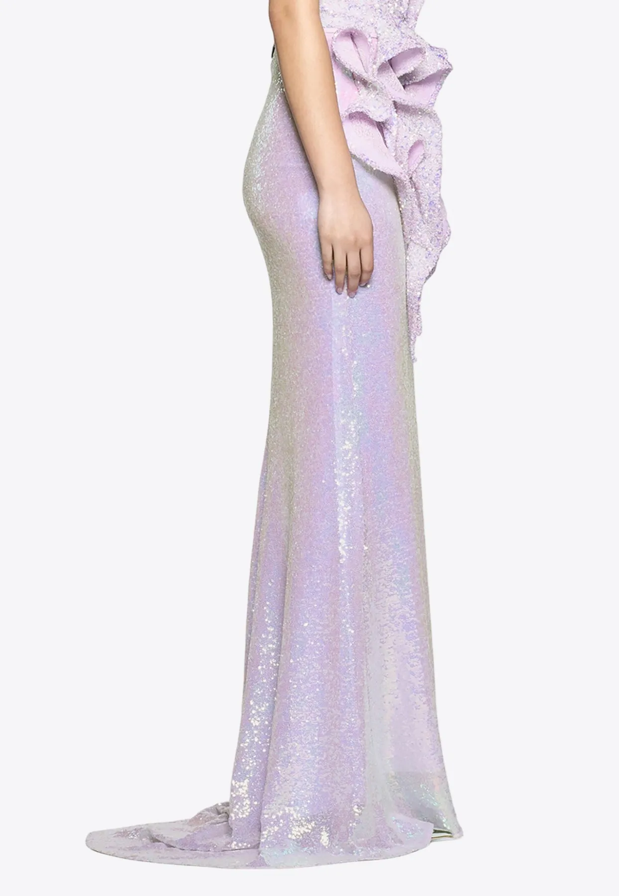 Rhyme Glittered Long Skirt