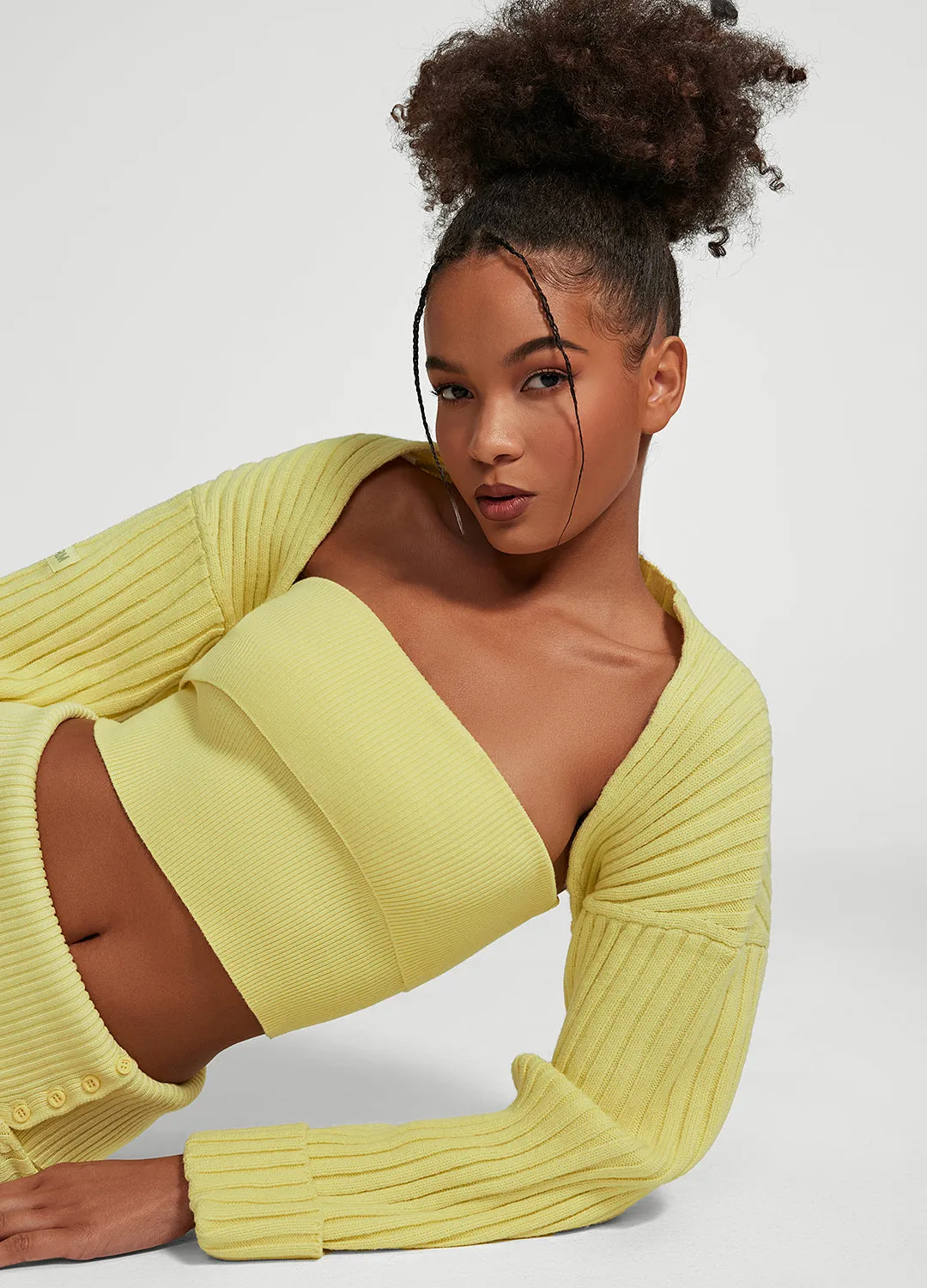 Ribbed Knit Shrug