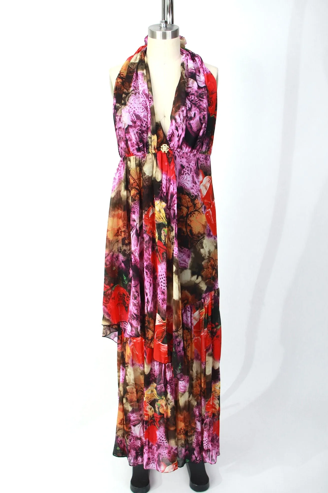 Roberto Cavalli 'I Love You!' Tiered Dress*