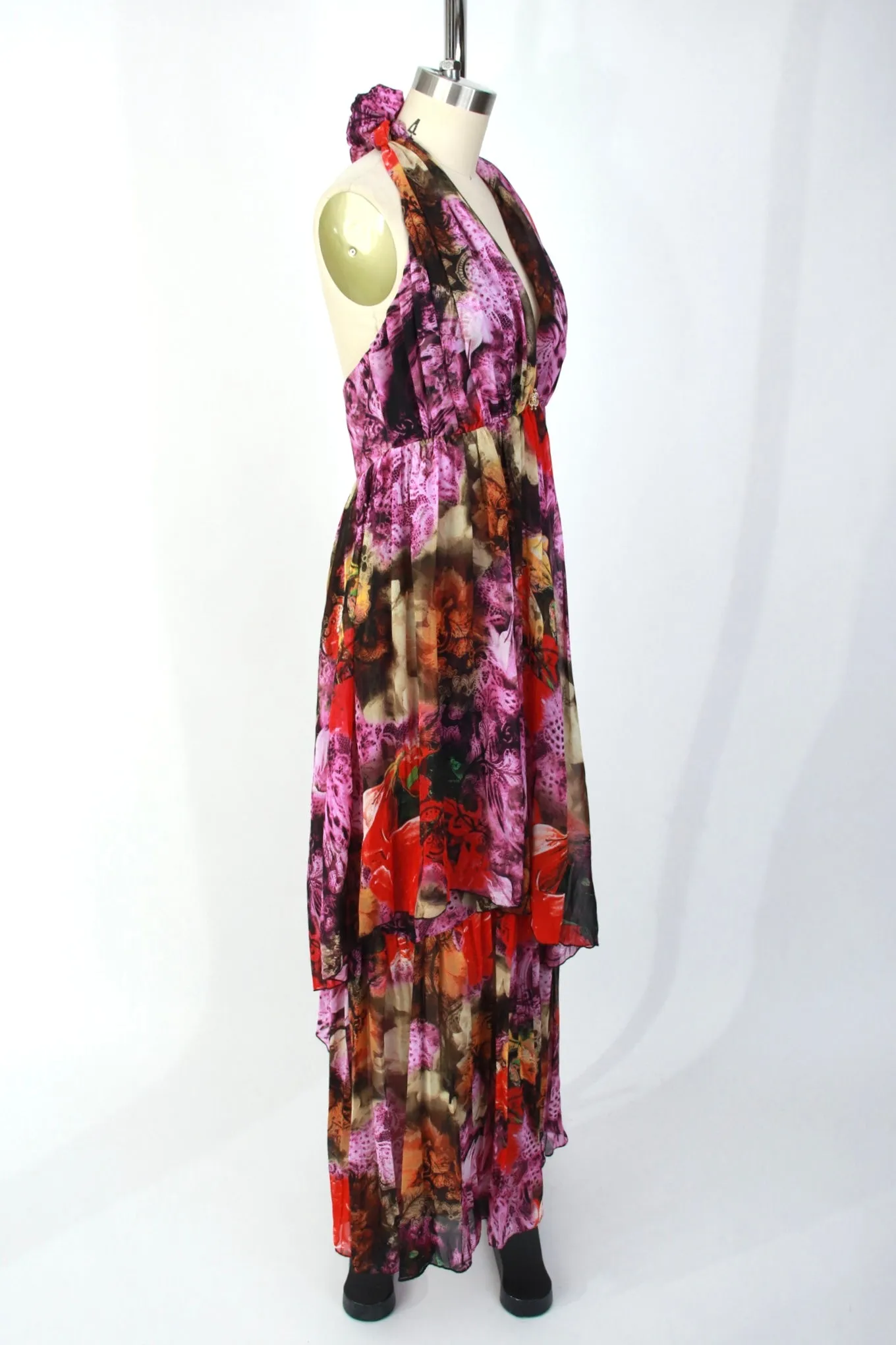 Roberto Cavalli 'I Love You!' Tiered Dress*