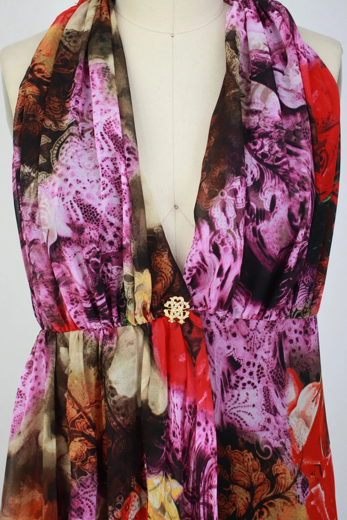 Roberto Cavalli 'I Love You!' Tiered Dress*