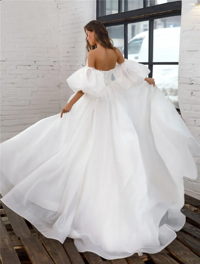 Romantic Organza Wedding Dress