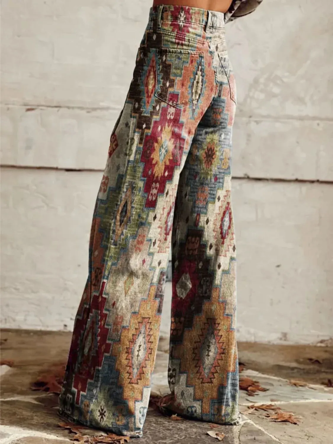 Sara® | Boho vintage wide pants