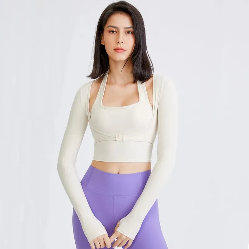 Seamless Long-Sleeve Activewear Set