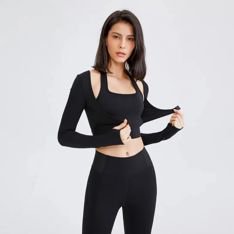 Seamless Long-Sleeve Activewear Set