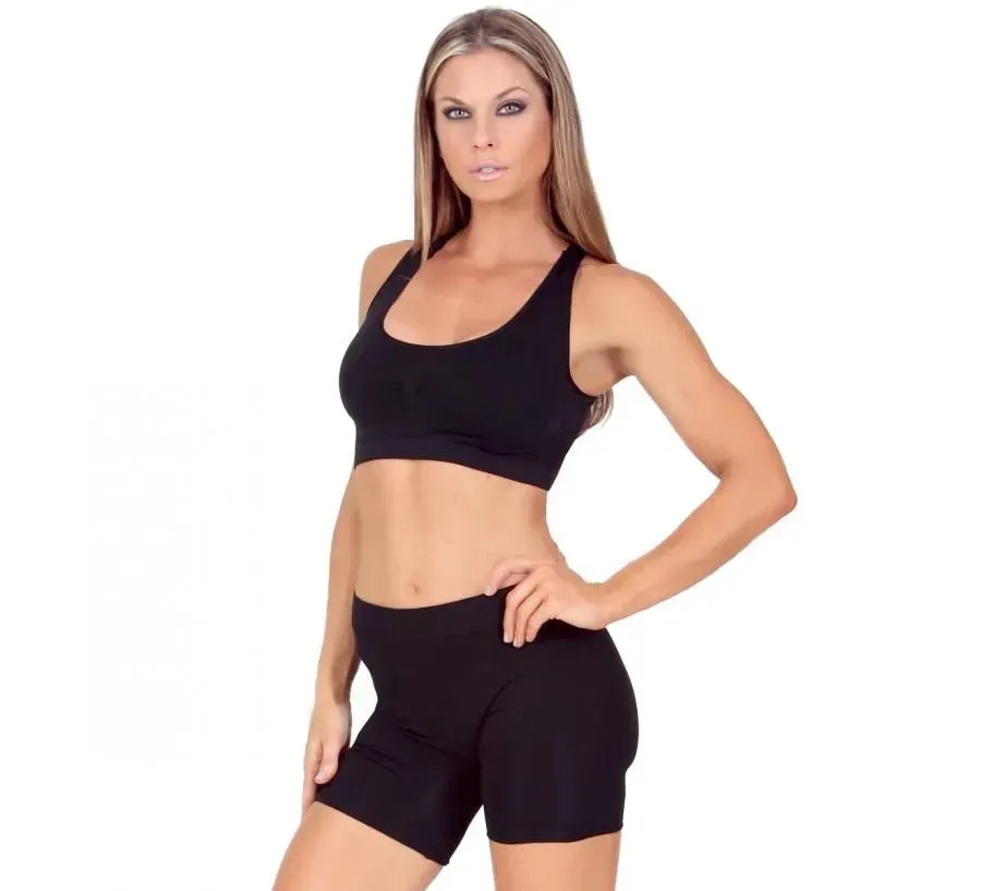 Seamless Sports Racer Back Crop Top – Comfortable & Stylish Activewear for Women