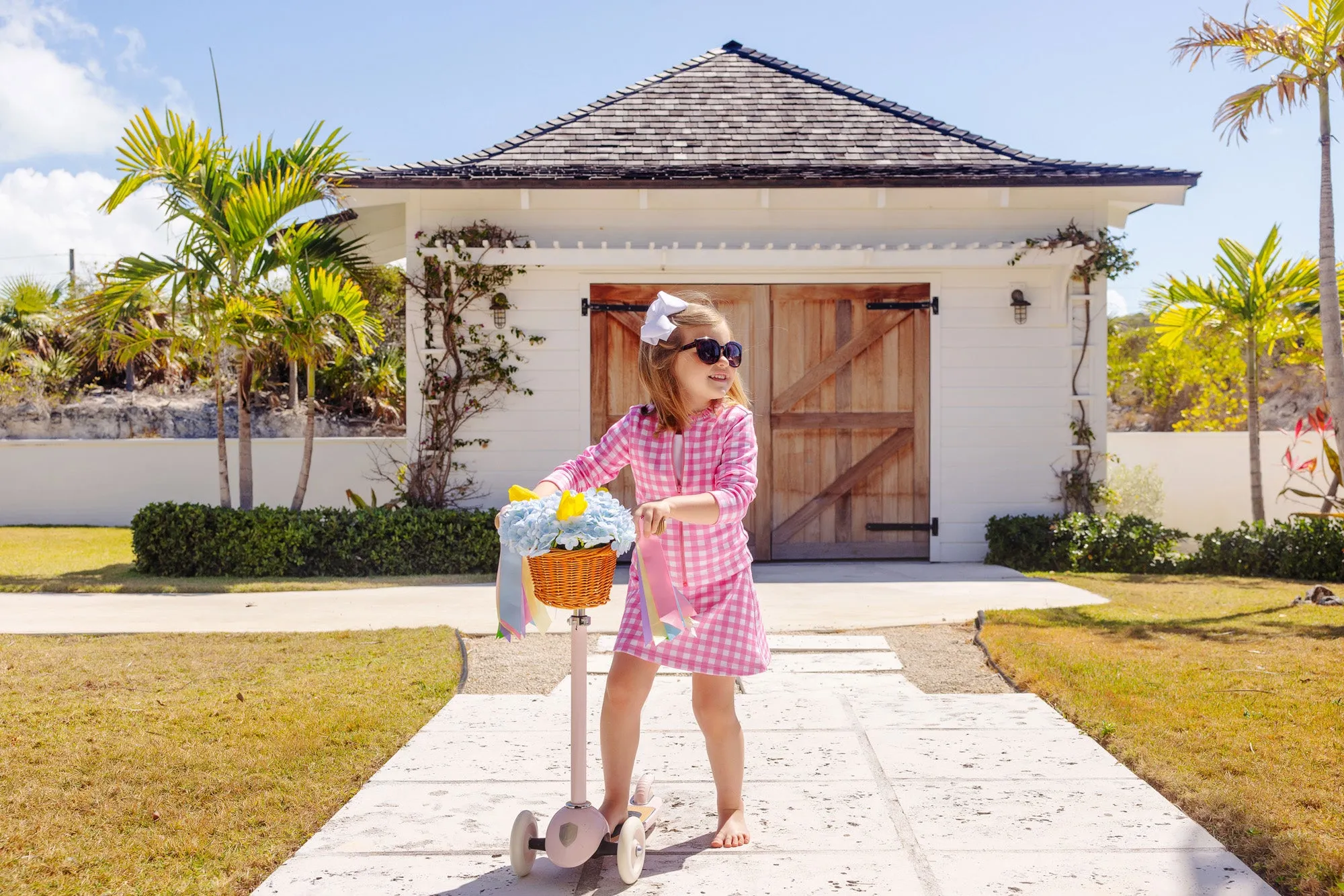 Searcy Skort - Hamptons Hot Pink Gingham