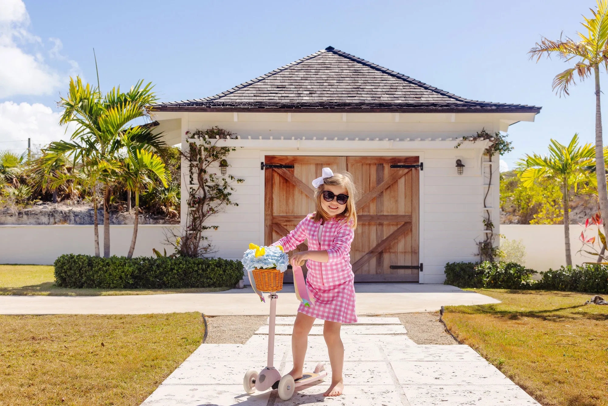 Searcy Skort - Hamptons Hot Pink Gingham