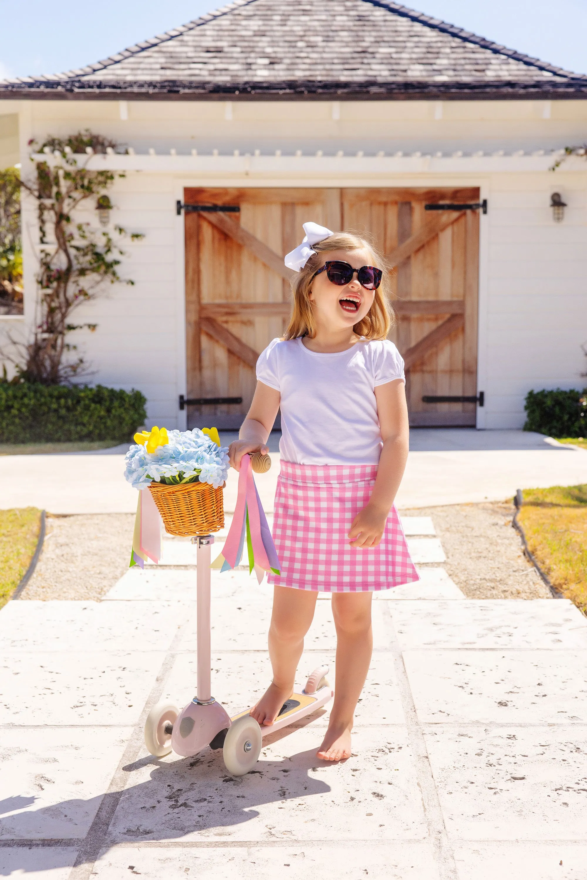 Searcy Skort - Hamptons Hot Pink Gingham