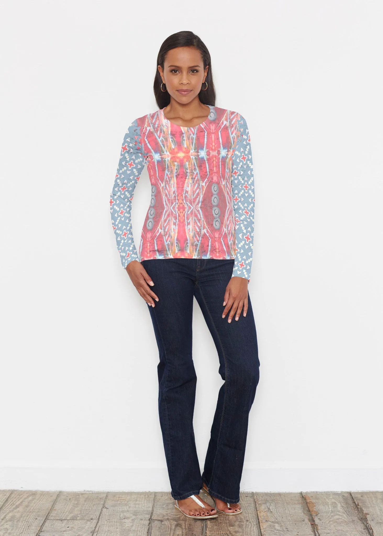 Sedona Sunset (2816) ~ Signature Long Sleeve Crew Shirt