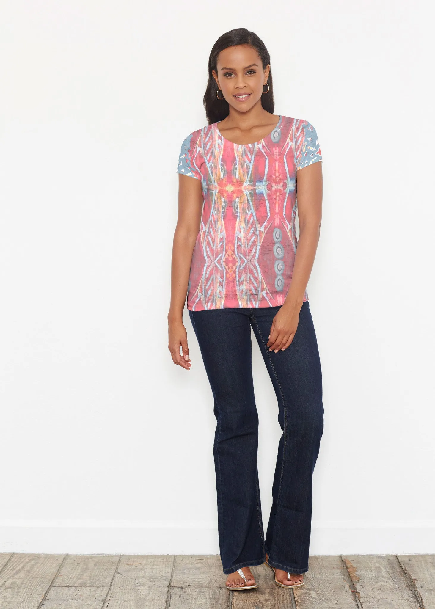 Sedona Sunset (2816) ~ Signature Short Sleeve Scoop Shirt