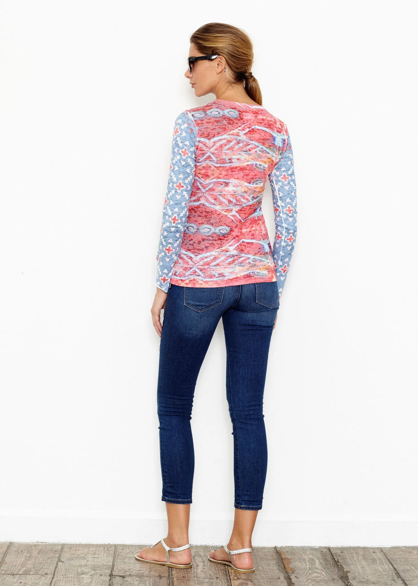 Sedona Sunset (2816) ~ Thermal Long Sleeve Crew Shirt
