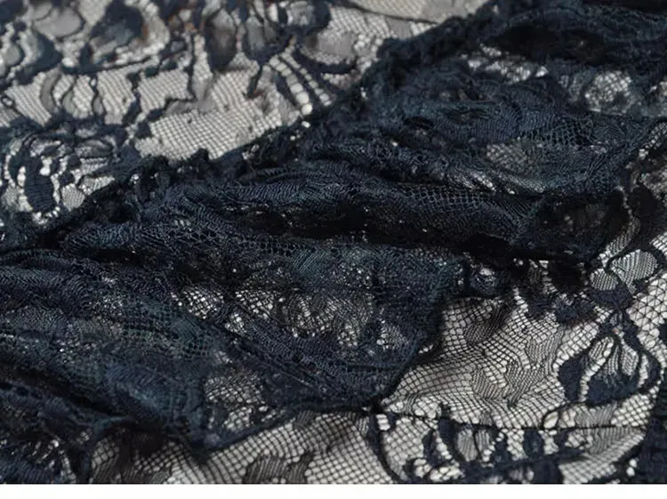 Selene Black Lace Vintage Dress