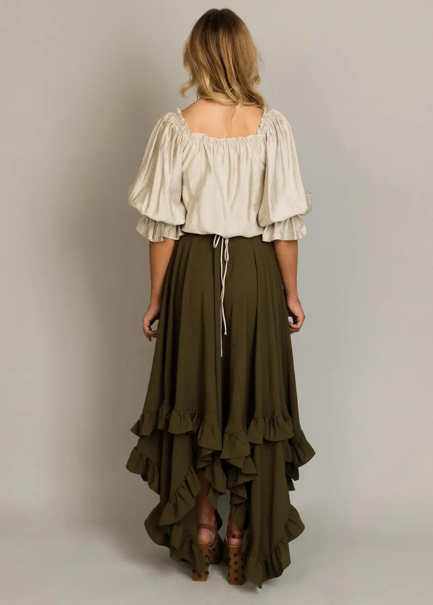 Sen Skirt in Olive