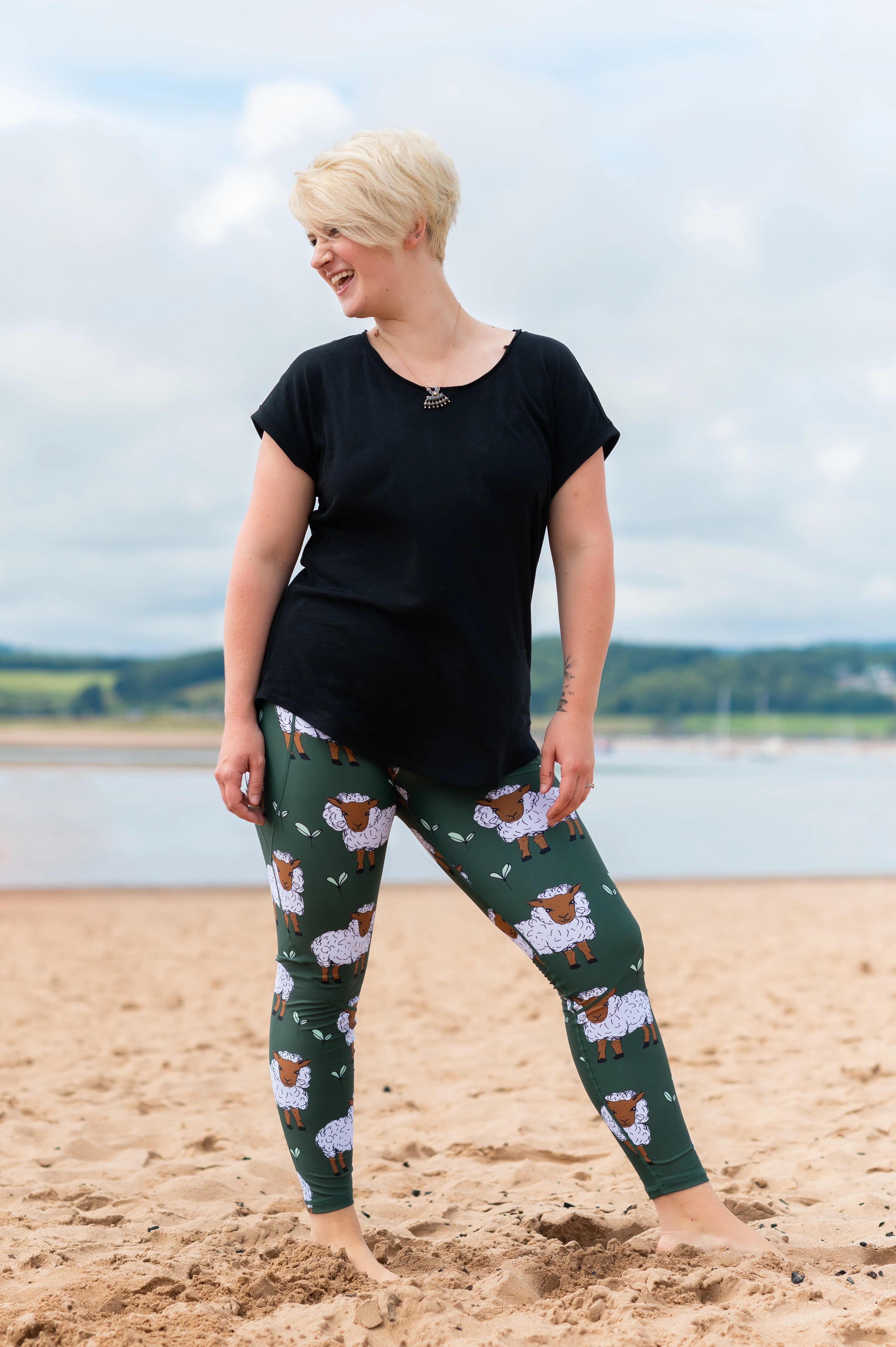 Sheep Women's Activewear Leggings - Tall 33" inside leg