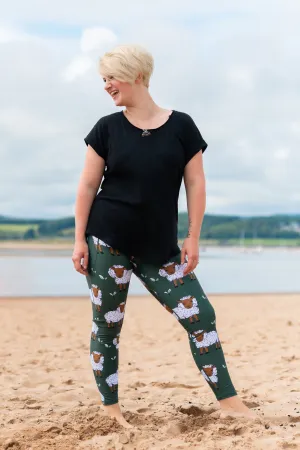 Sheep Women's Activewear Leggings - Tall 33" inside leg