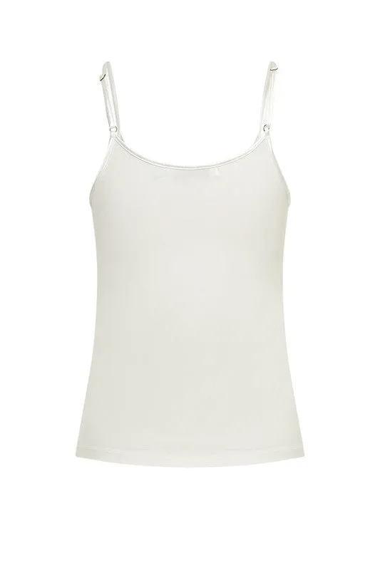 Shoestring Cami - White
