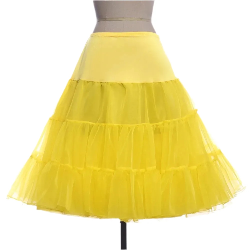 Short Organza Petticoat for Cocktail Dresses Crinoline Wedding Bridal Underskirt Black Skirt