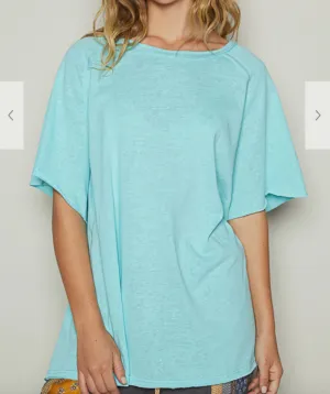 Short sleeve Aqua t-shirt