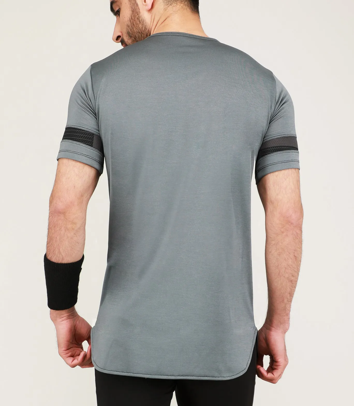Silver Grey Long T-Shirt