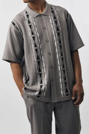 Silversilk Casual Short Sleeve Knit Walking Suit 71032