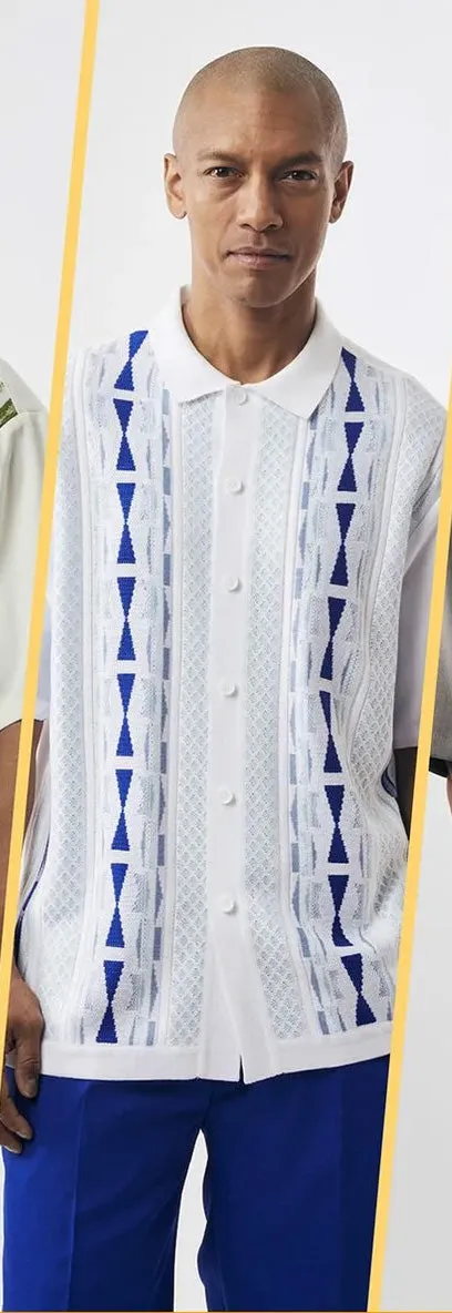 Silversilk Casual Short Sleeve Knit Walking Suit 71032