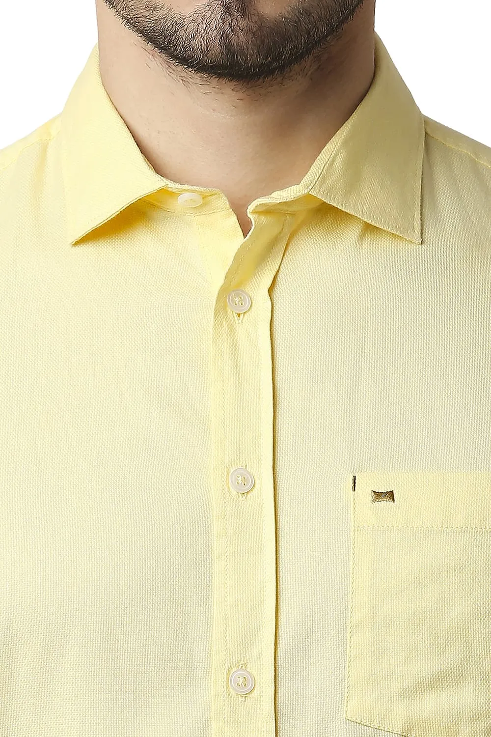 Slim Fit Dobby Halfsleeves Shirt