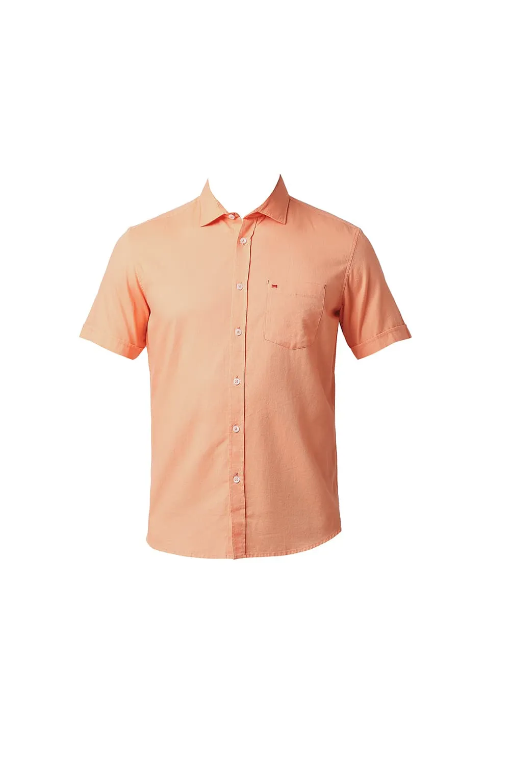 Slim Fit Dobby Halfsleeves Shirt