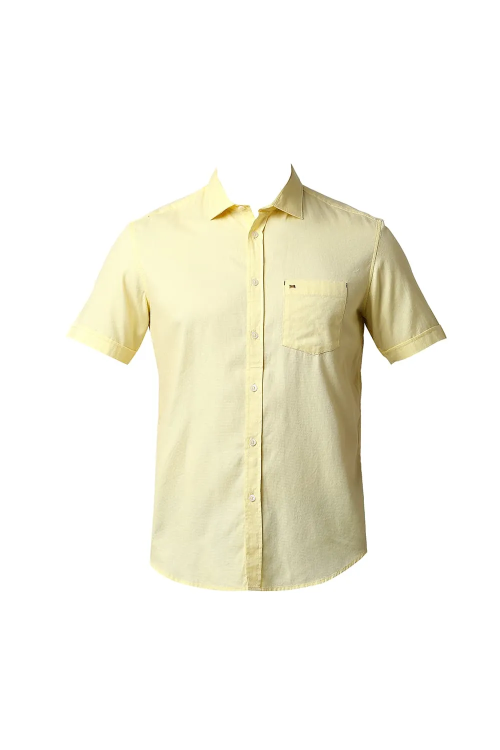 Slim Fit Dobby Halfsleeves Shirt