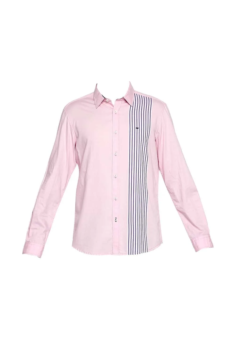 Slim Fit Engineered Stripe Shirt