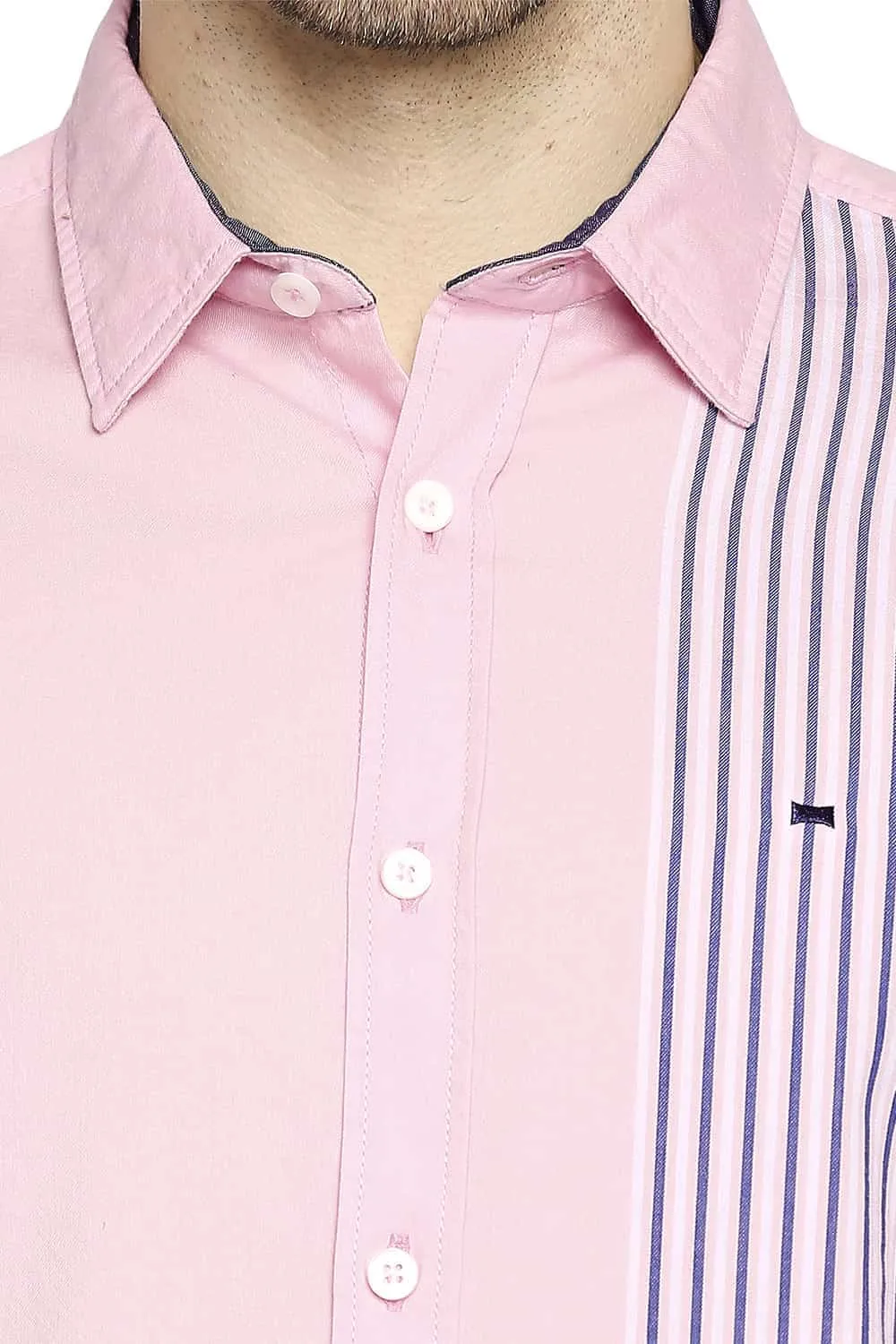Slim Fit Engineered Stripe Shirt