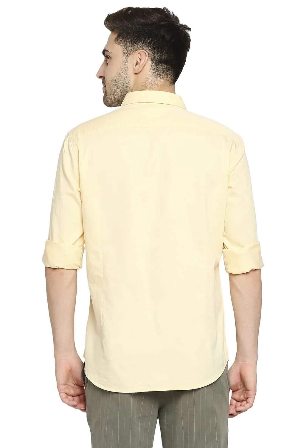 Slim Fit Engineered Stripe Shirt