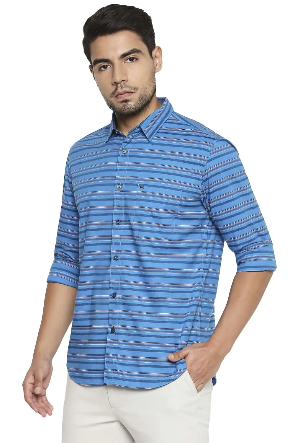 Slim Fit Stripe Shirt
