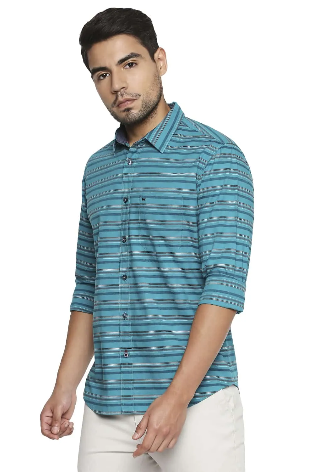 Slim Fit Stripe Shirt