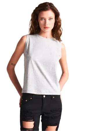 Solid Sleeveless Round Neck Basic Tank Top