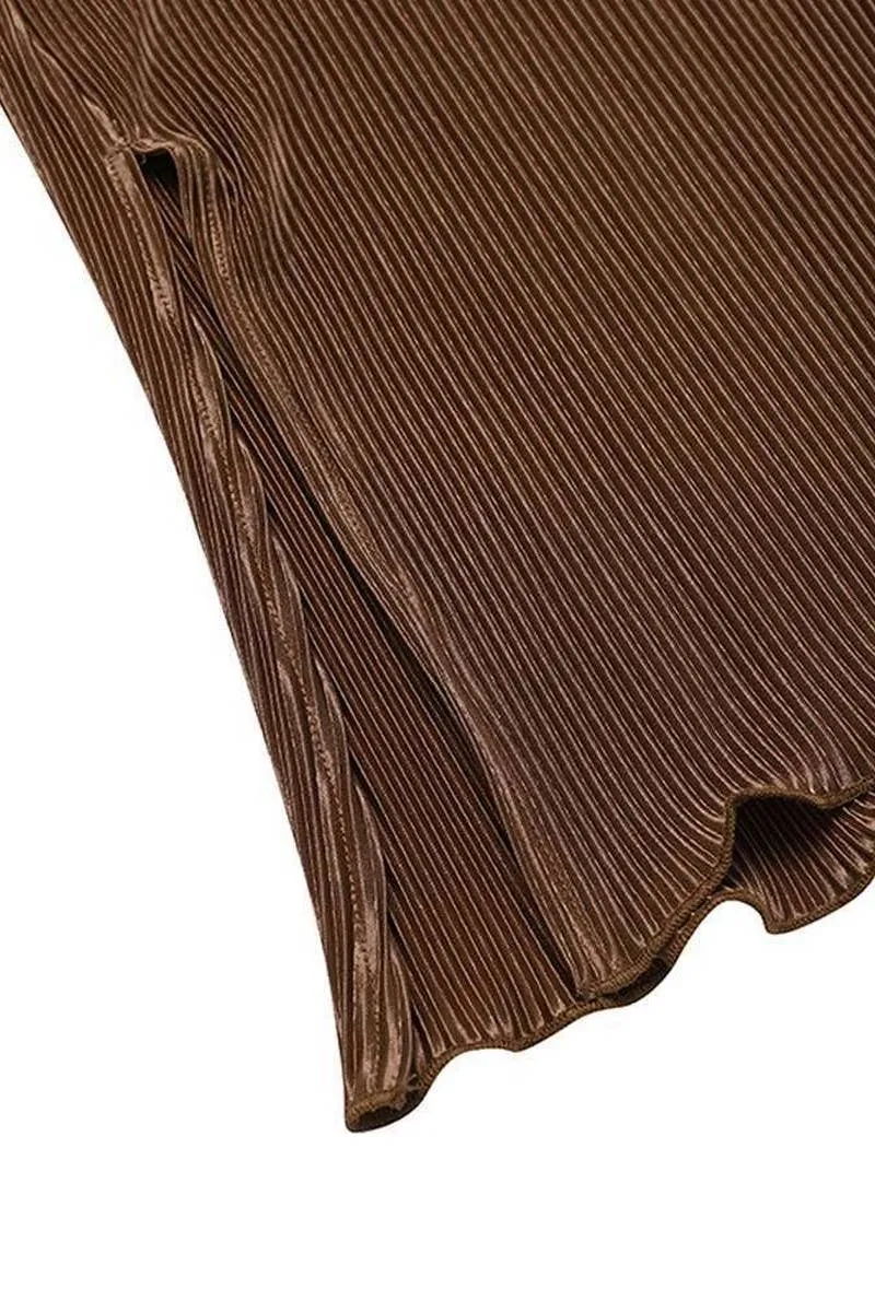 SOLID SWING KAFTAN DRESS