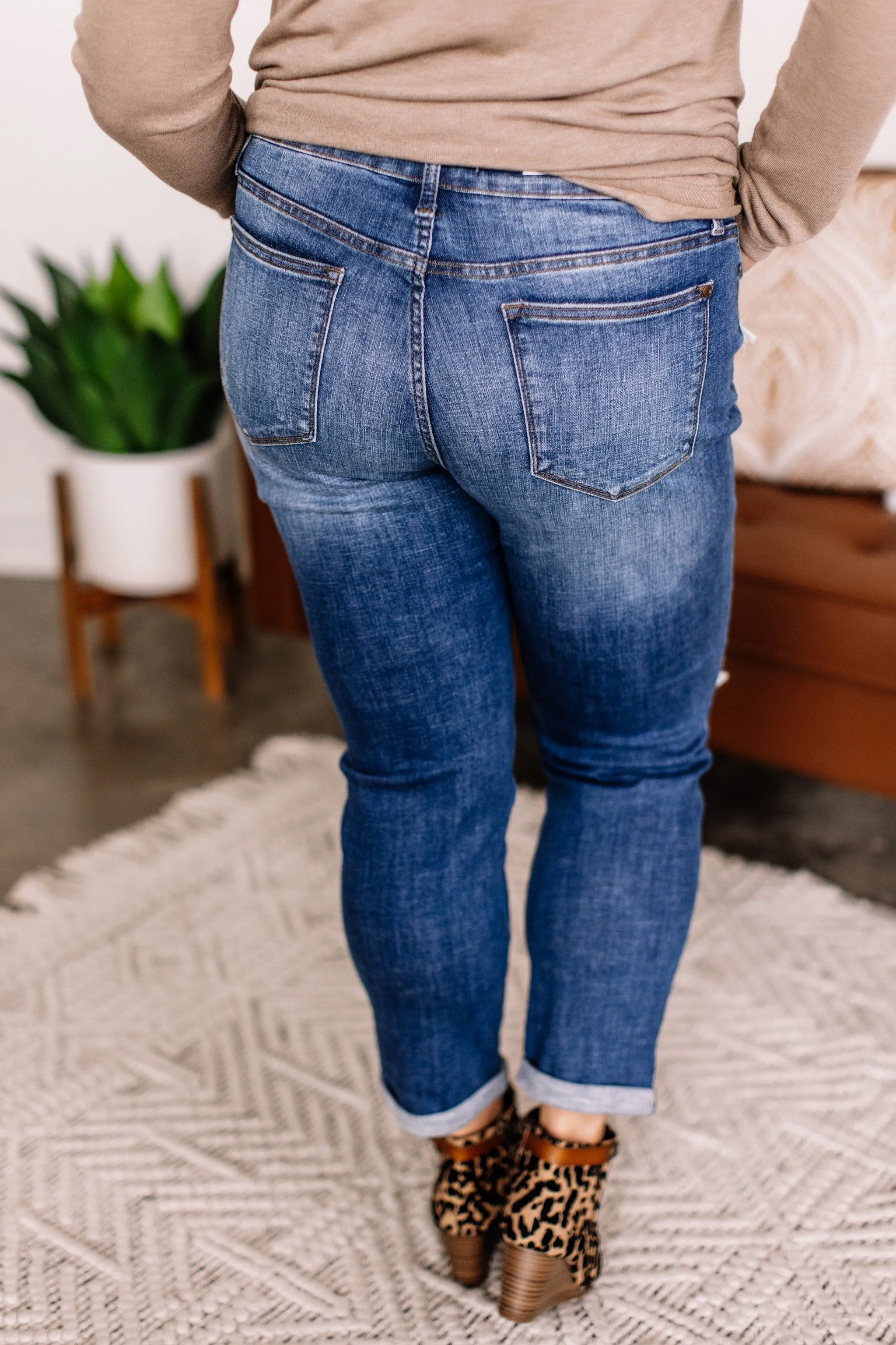 Some Like It Hot Thermal Patch Boyfriend Judy Blue Jeans