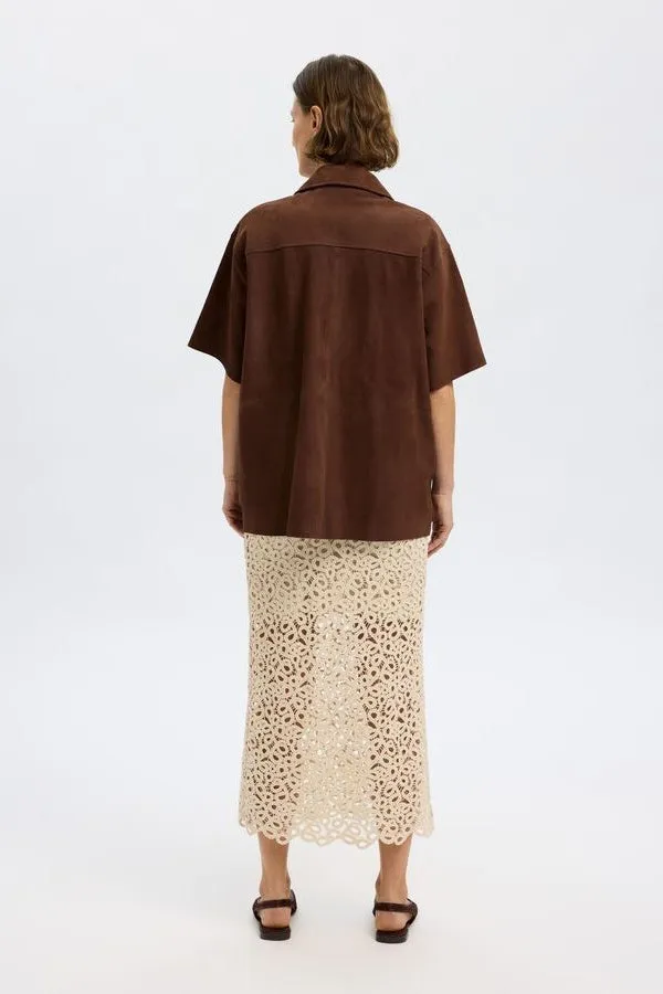 Sophie Suede Shirt