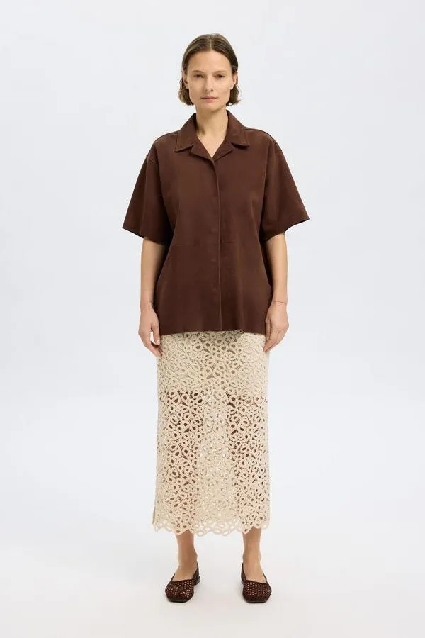 Sophie Suede Shirt