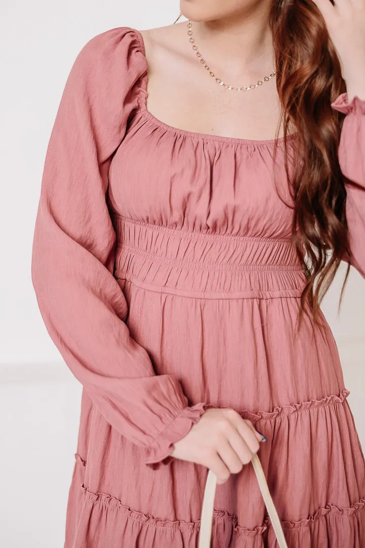 South Of France Mini Dress | Mauve