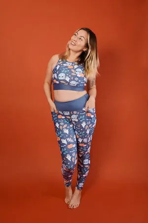 Spooky Nights Women's Activewear Leggings