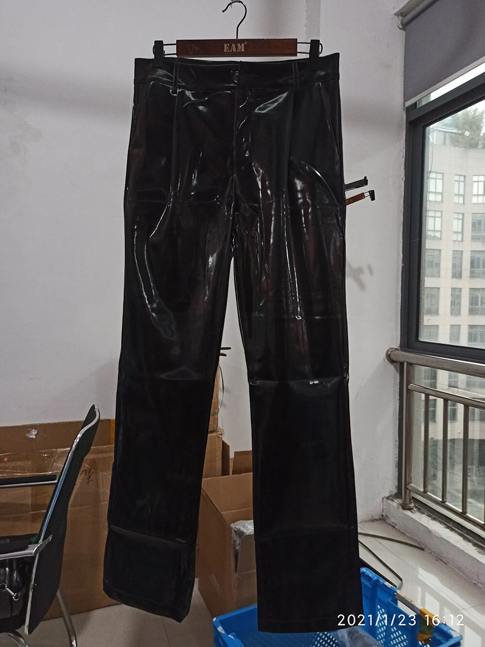 Spring new net trend personality streetwear pants men