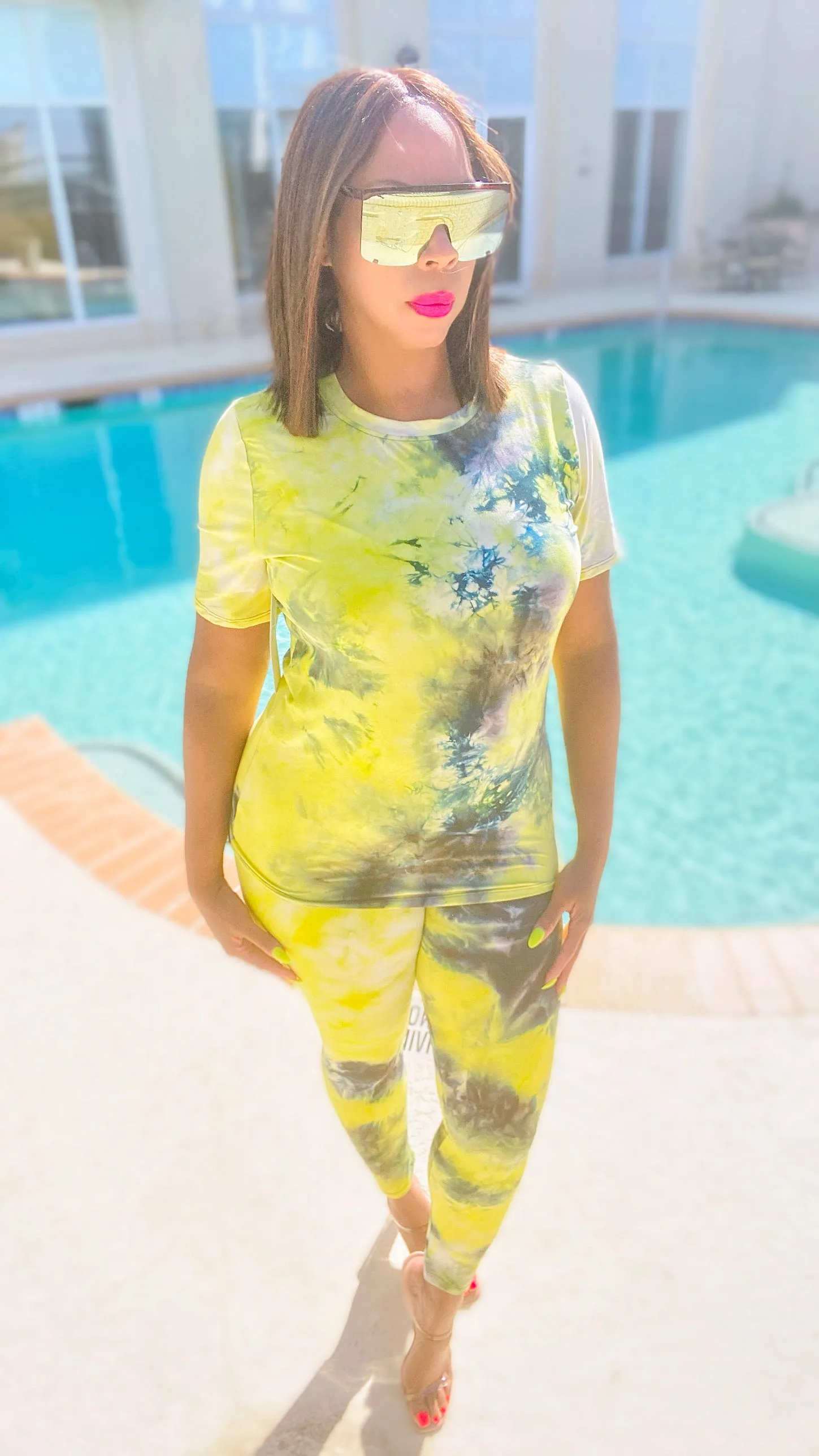 Spring Vibes Plus Size TieDye Stretchy Matching Set‼️ Up to 3X