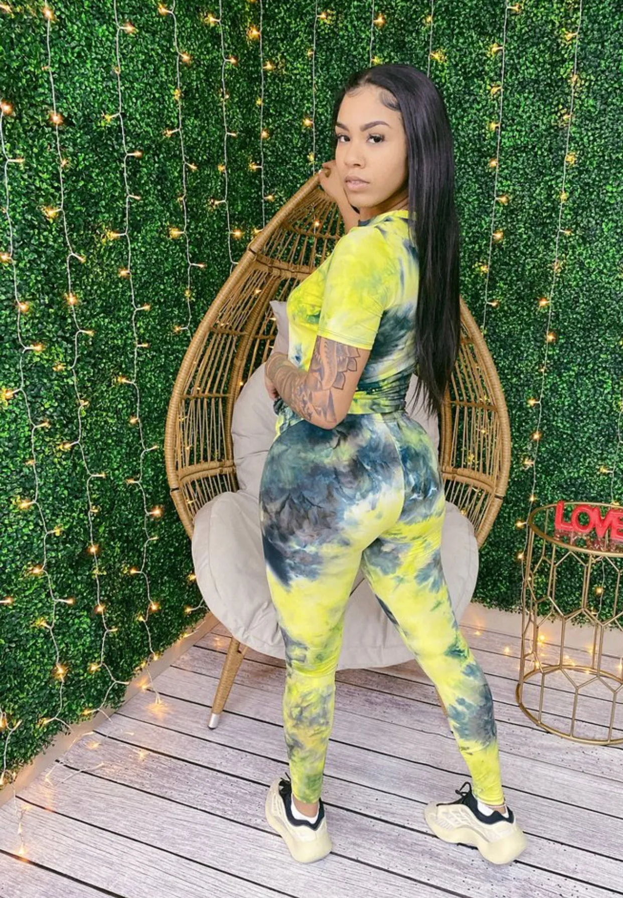 Spring Vibes Plus Size TieDye Stretchy Matching Set‼️ Up to 3X