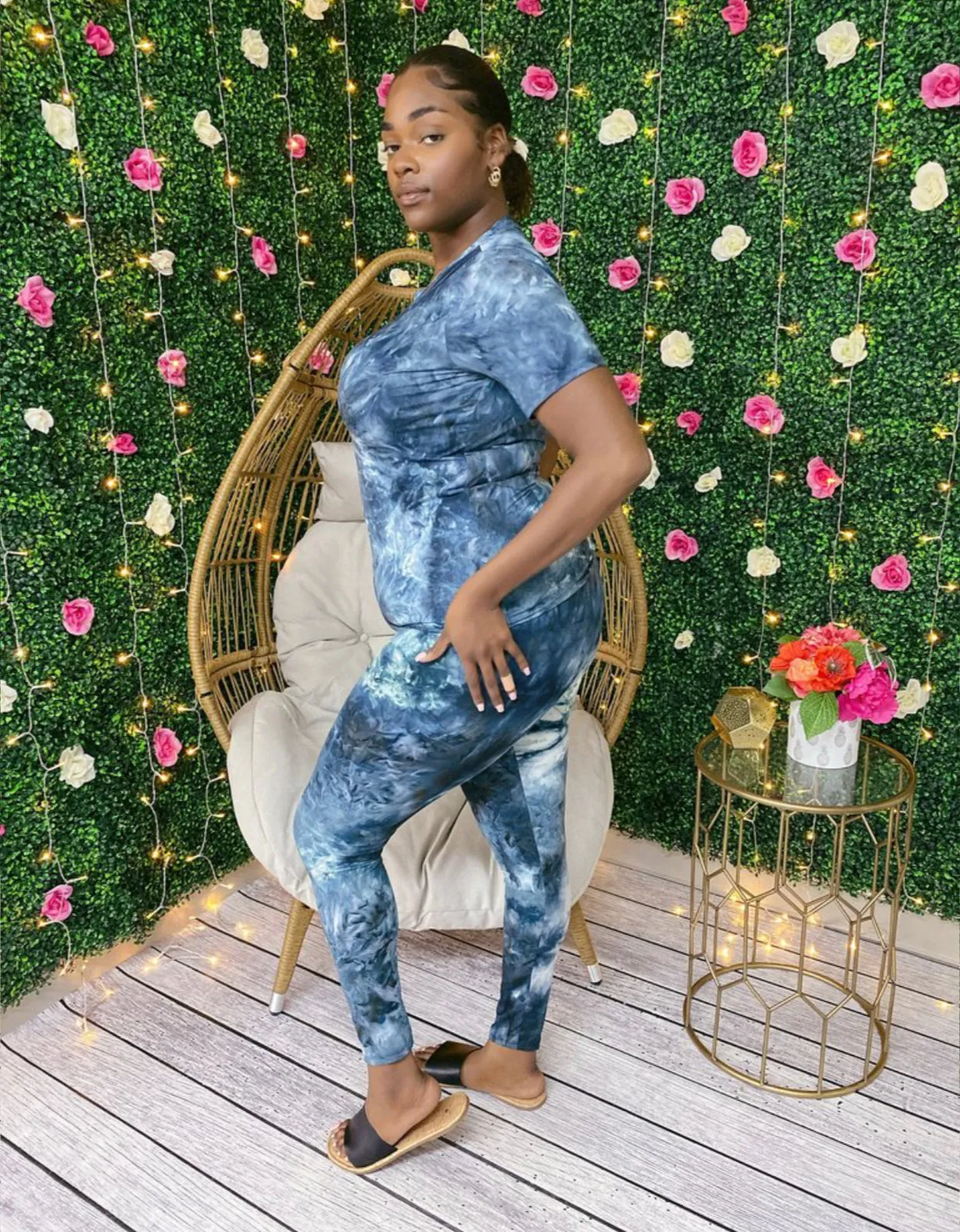 Spring Vibes Plus Size TieDye Stretchy Matching Set‼️ Up to 3X
