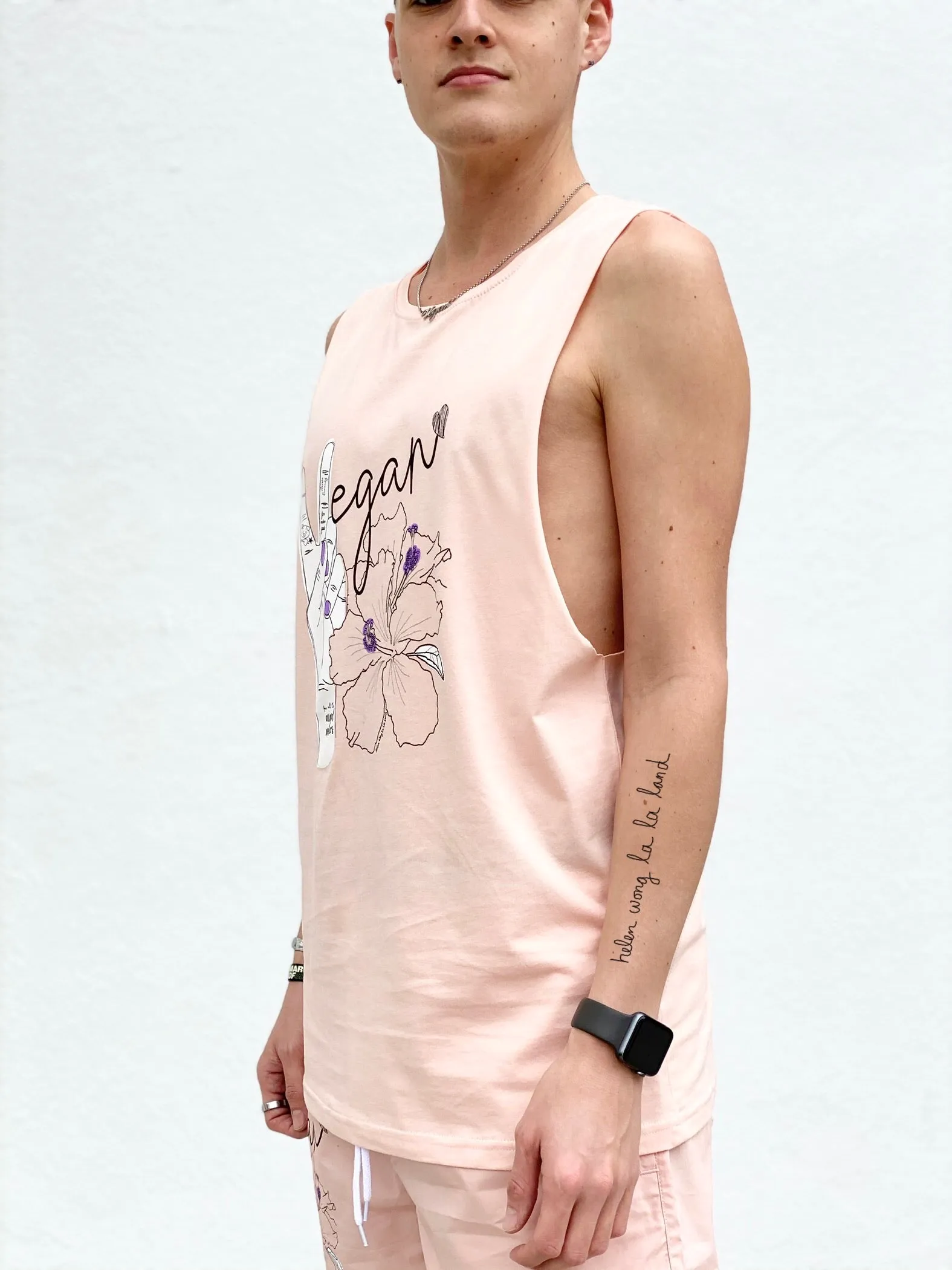 (S/S 2020) ✌🏼Vegan Hawaii beach shorts in PALE CORAL PINK